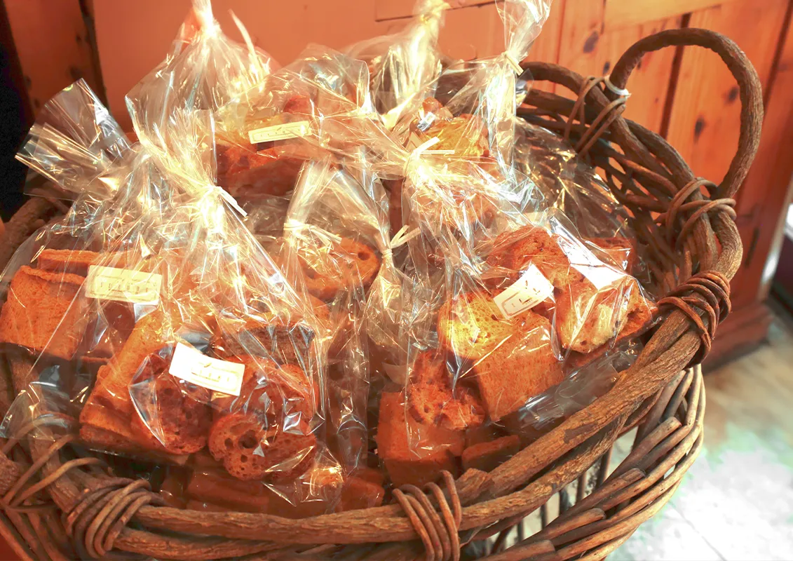 店内のパンのイメージ画像